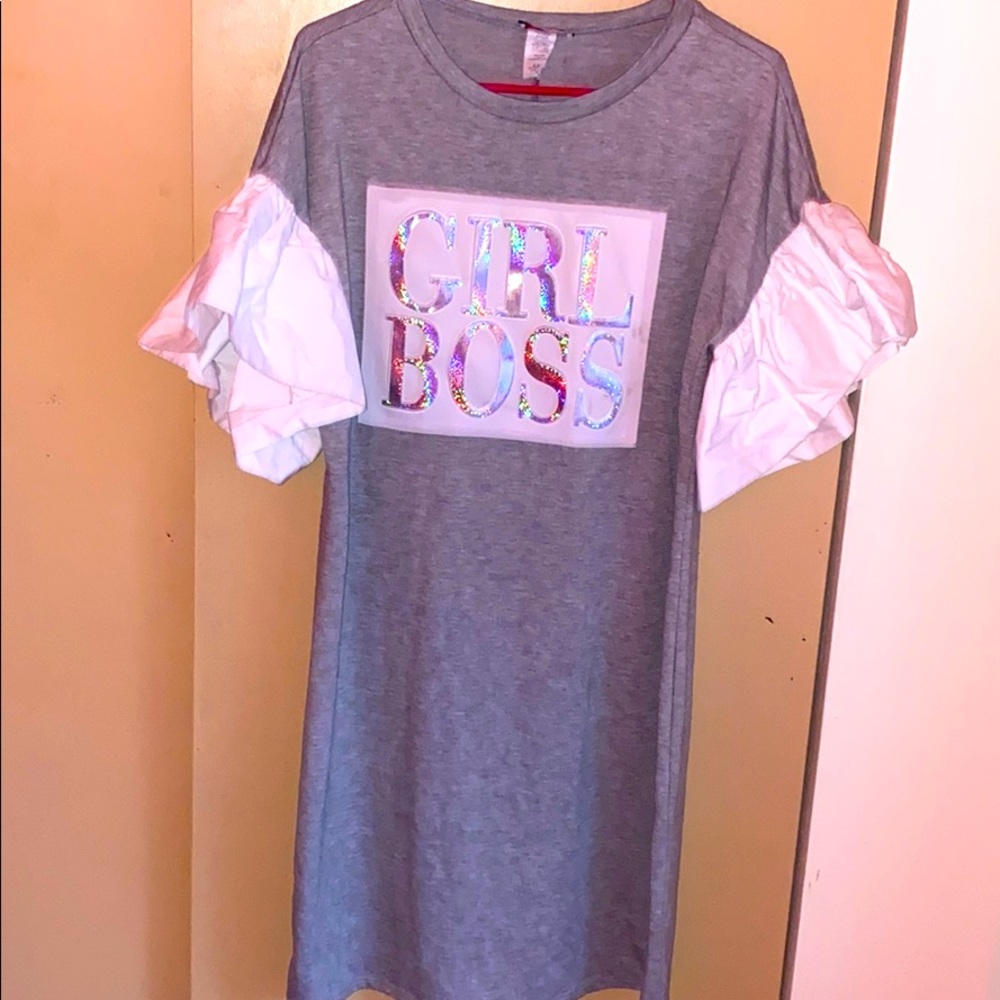 Girl Boss shirt dress tee